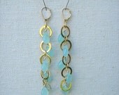 Blue Waterfall earrings