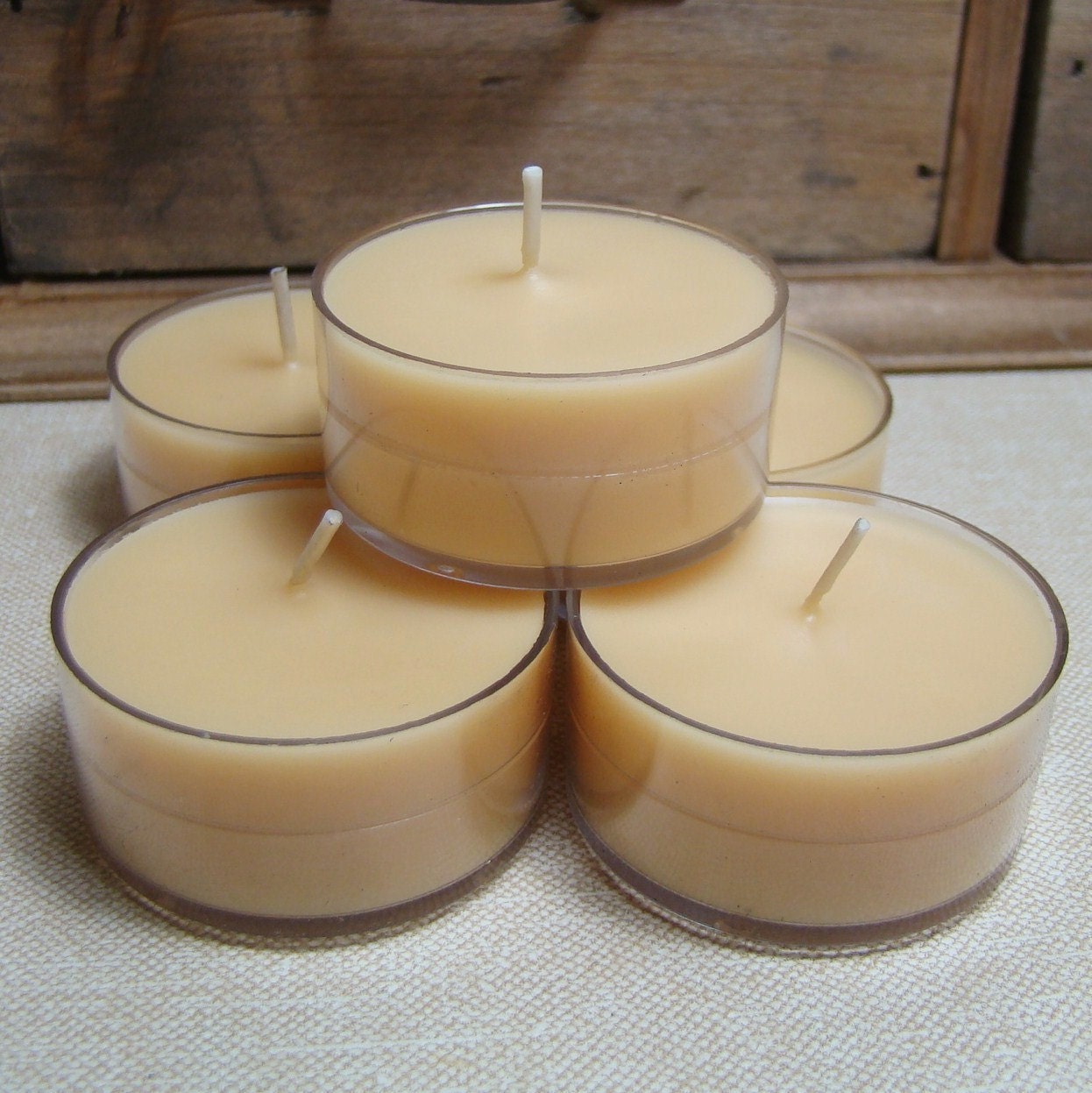 Apple Brown Betty Soy Blend Tea Light Candles Set of 6 AuntieDis - AuntieDis