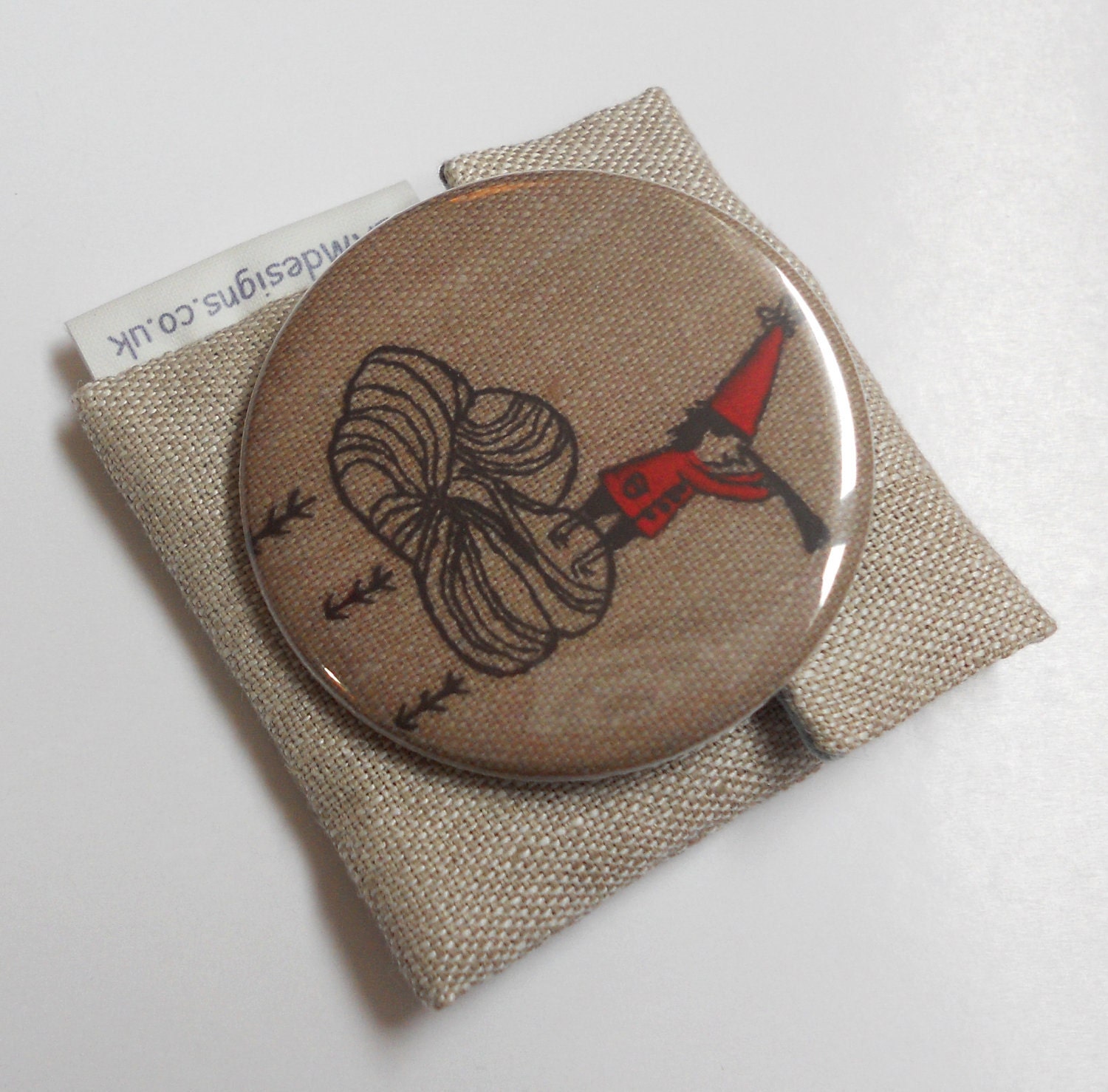 Folk Tale Pocket Mirror