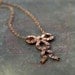 Ruffled Bow Necklace