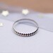 14k Gold Dotted Stacking Ring Band