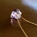 Raw Amethyst and Gold Necklace Rough Gemstone Crystal Handmade Jewelry