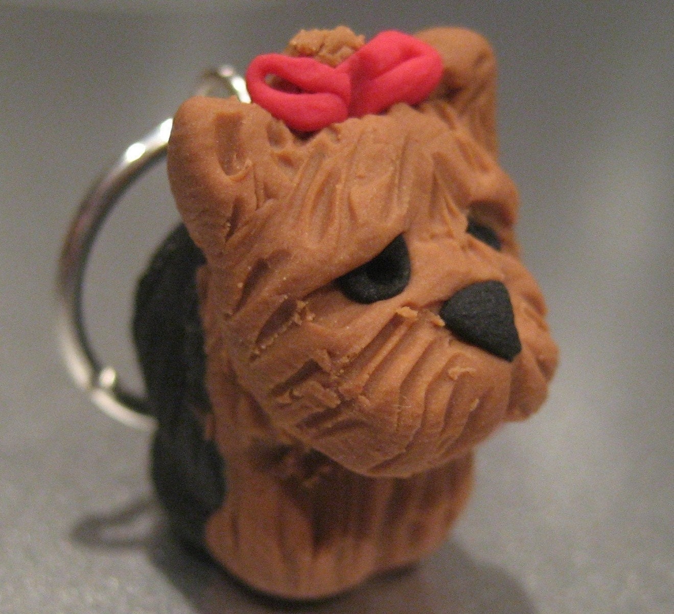 Yorkie dog knitting stitch markers FR3E US SHIP