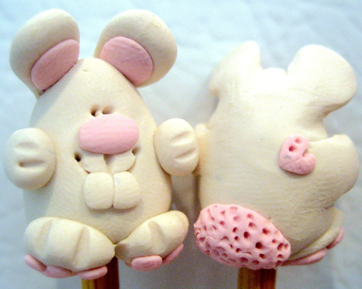 Easter Bunny bamboo knitting needles FR3E US SHIPPING