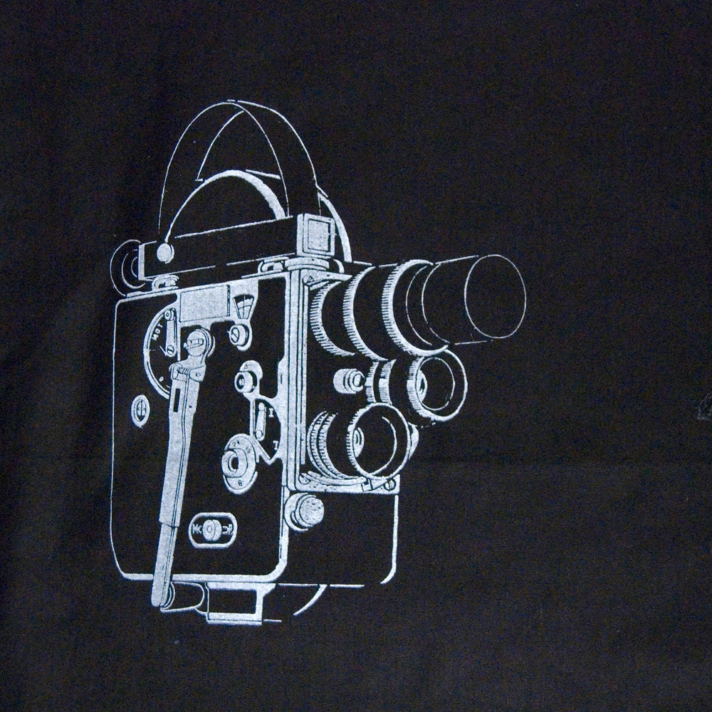 Bolex Tote White on Black
