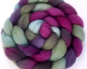 Handpainted BFL Wool Roving - 4 oz. EMILY - Spinning Fiber