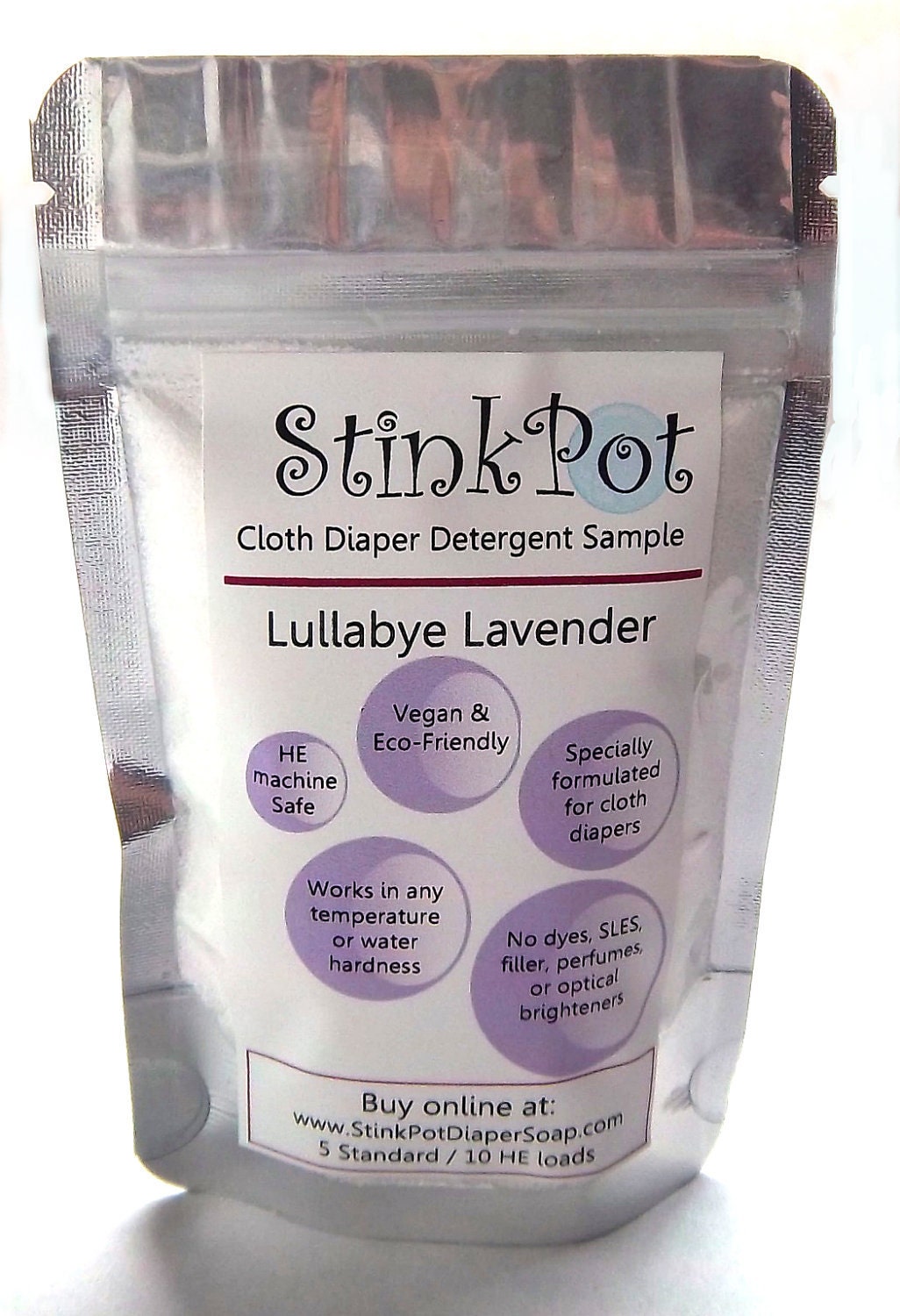 StinkPot Cloth Diaper Laundry  Detergent  Sample- FREE US SHIPPING