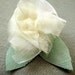 Baby Rose Garden Hair Snapper - Organza
