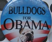 bulldogs for obama button