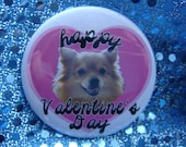 mimi the pom wishes you a happy valentines day button