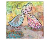 2 bird love song (Reproduction Print)