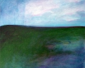 Landscape Rain Clouds Acrylic Painting Reproduction