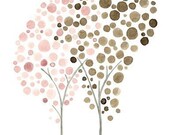 Tree Watercolor Art Forever and Always Print Wedding Wall Art decor