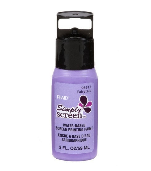 SALE  Fairytale Pale Purple Simply Screen screen printing paint