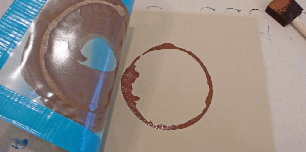 Coffee Cup Stain 2 Thermofax Screen (medium)