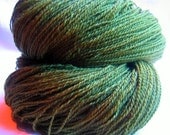 Peridot Corridale Handspun Yarn - 680 Yards 14 wpi