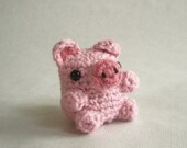 Mini Pig Crochet Farm Plush Toy