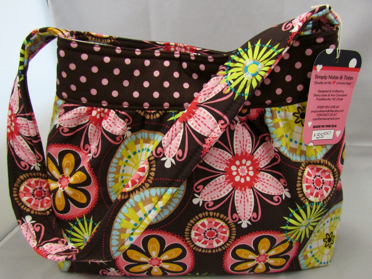 Tote Handbag Carnival Bloom