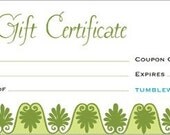 Gift Certificate - 100 USD