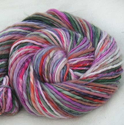 SENARA handspun handdyed faux cashmere yarn vegan 