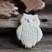 Handmade Pottery Owl Ornament by Tasha McKelvey