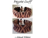 Peyote Pattern - Hugs and Kisses Cuff / Bracelet - A Sand Fibers For Personal Use Only PDF Pattern - 3 for 2 Savings Program