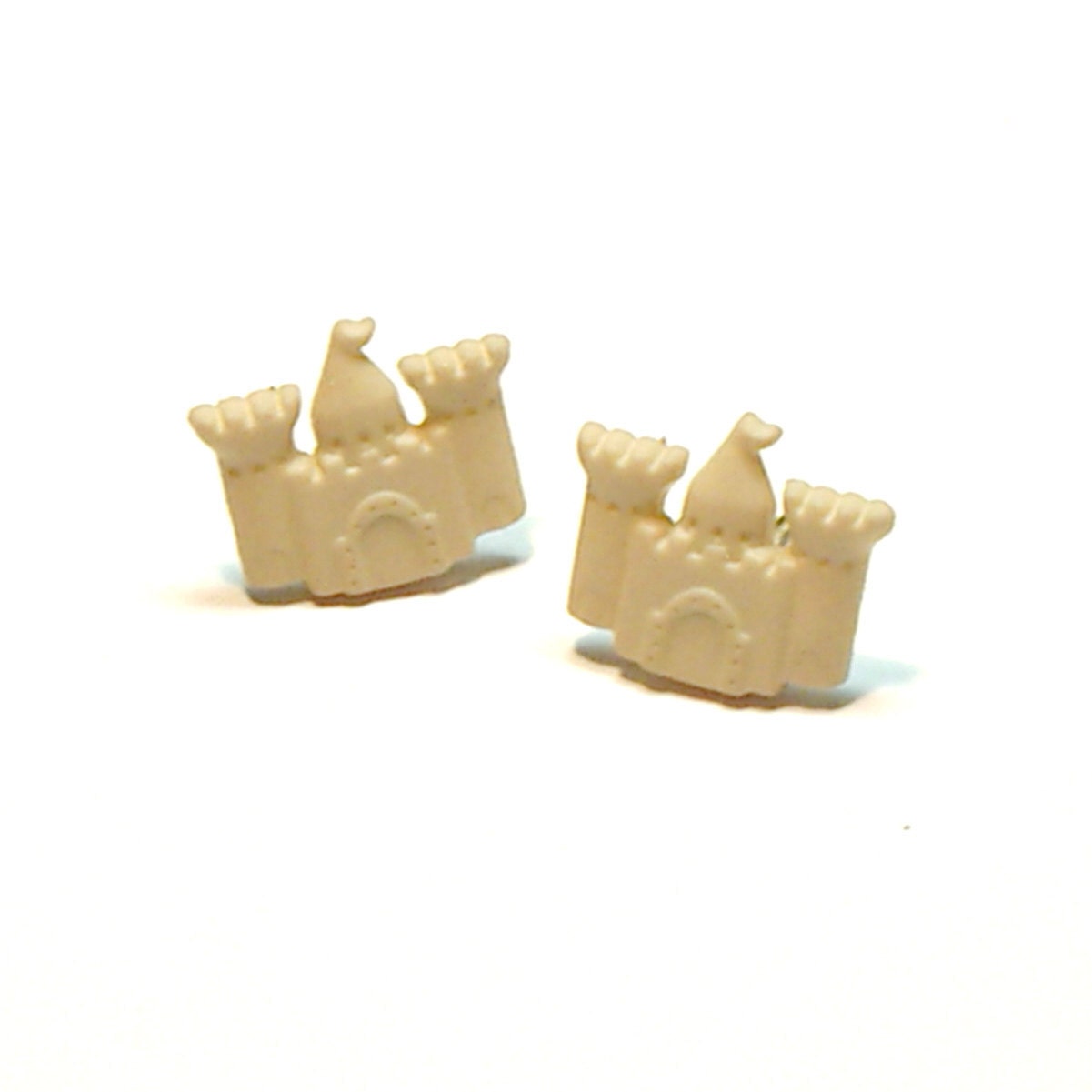 Sand Castle Post Earrings
