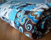 Blue Patchwork Lap Quilt