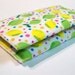 Fabric Card case - Lemon and Lime