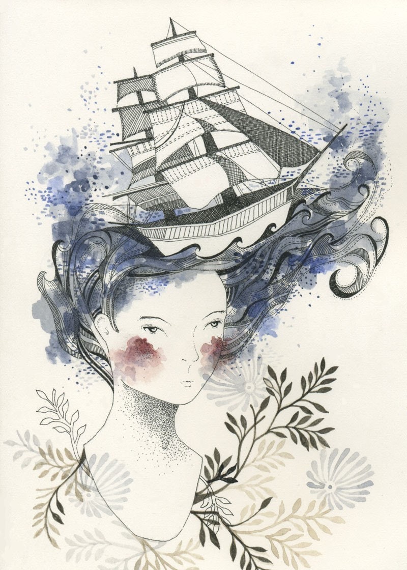 Waiting for the Tide - Print