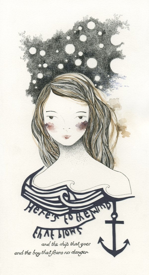 Fears No Danger - Print