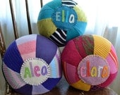 Personalized Sweater Ball - YOU choose the colors - SET of THREE