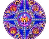 Virgo Astrology Mandala Art Print -Inspirational Art