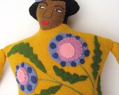 Tropical Lady pillow doll