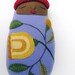 Wool Baby Doll with flower