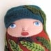 Swaddled summer Bird Baby