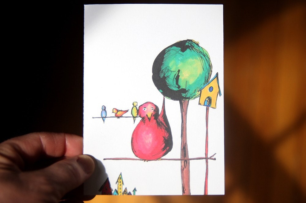 Social Nest - note card