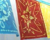 Papel Picado Cotton Prayer Flags Bunting