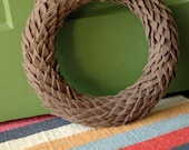 Brown Overcoat Wreath -from Design Sponge at Home