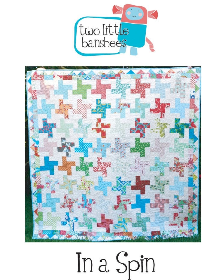 PDF Quilt Pattern - In A Spin