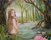 The Good Omen - Fairy Tale Goddess Art 8x10 Print