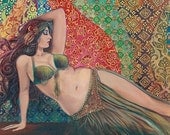 Raqs Sharqi Belly Dance Goddess - 8x10 Print