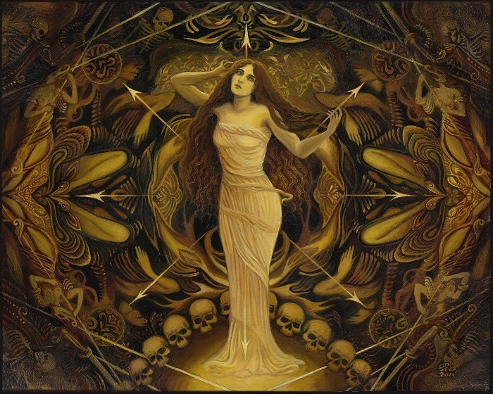 Eris Discordia Goddess of Chaos 8x10 Print