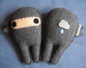 Ninja plush - Bitty Boog, the Vancouver Rainy Day Special Edition