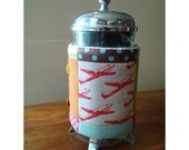 French Press Coffee Cozy - Airplane Style -