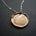 Love Knot - Antique Wax Seal Necklace in Bronze