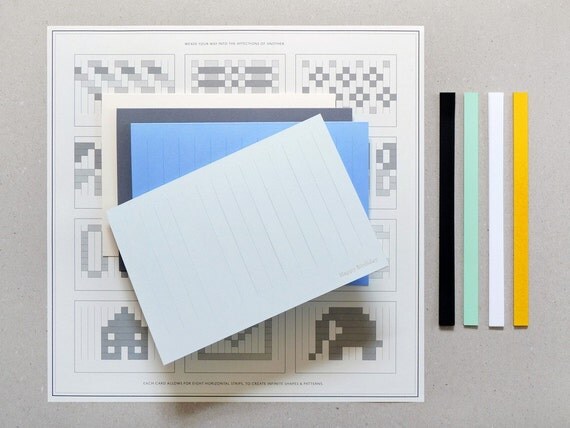 Paper Weaving Card Set