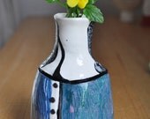 Oxygen and Carbon small bud vase