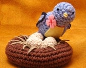 Bluebirds Crochet Pattern Set PDF
