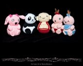 Chubby Chums Crochet Pattern Collection PDF